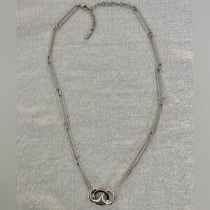 Stella & Dot Stella Strands Paperclip Charm Keeper Necklace